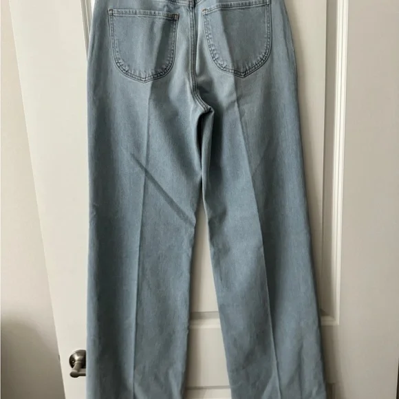 FRAME Ali Wide Leg Triple Waist Tie Jeans Size 27 wideleg, barrel, bell bottoms - Picture 13 of 15